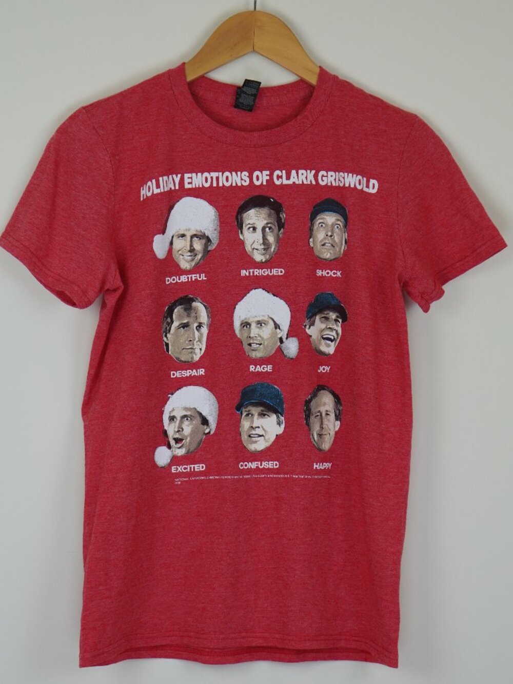 National Lampoons Family Vacation, Christmas Graphic Tee, Clark Griswold, SIZE S
